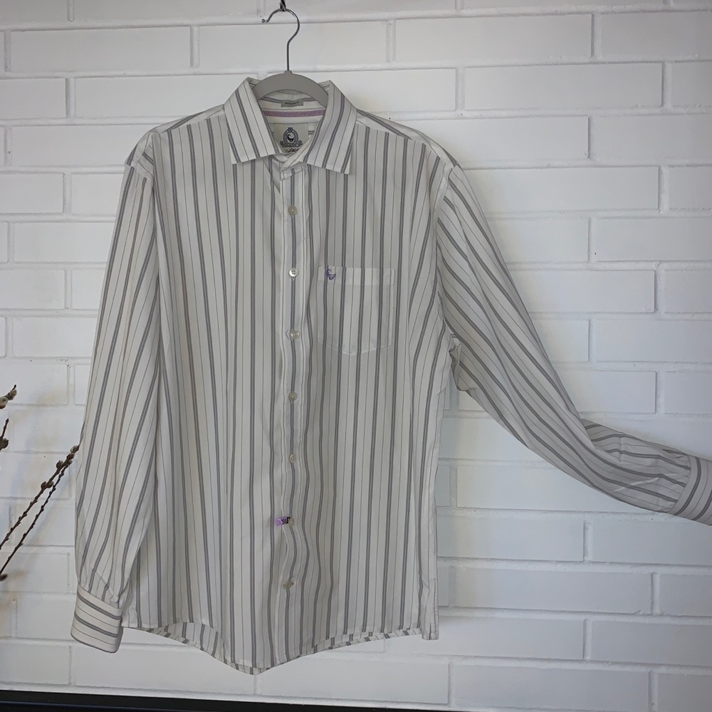 3/$25 Old Khaki Bale Mens Shirt XL Striped